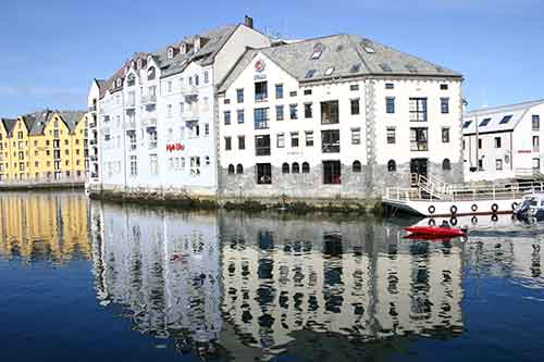 Ålesund Brosundet Speicherhaus