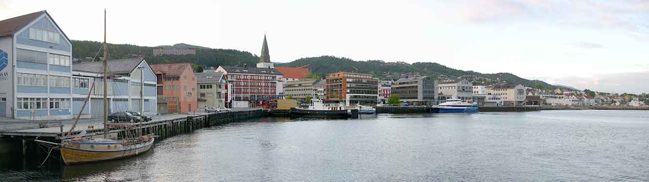 Molde Hafen-Panorama