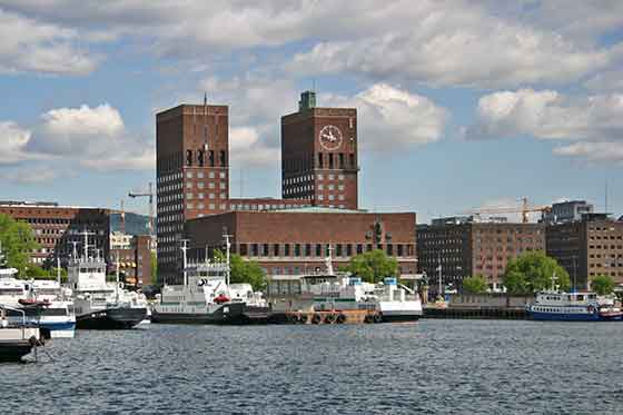 Oslo Pipervika Rathaus