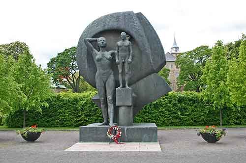 Oslo, Festung Akershus, Norwegens Nationalmonument