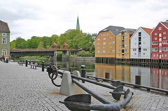 Trondheim Nidelva Speicherhäuser