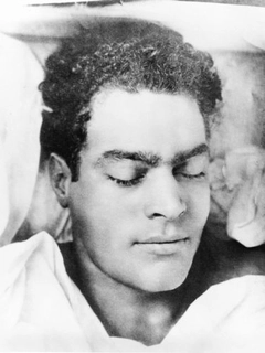 Julio Antonio Mella auf dem Sterbebett