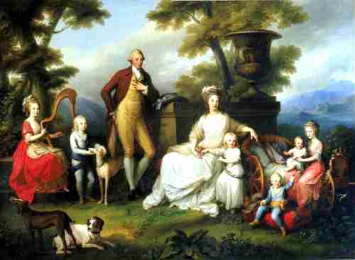 Maria Carolina, Ferdinando und Kinder
