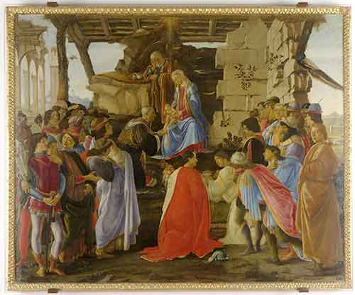 Sandro Botticelli, Die Anbetung der Heiligen Drei Könige