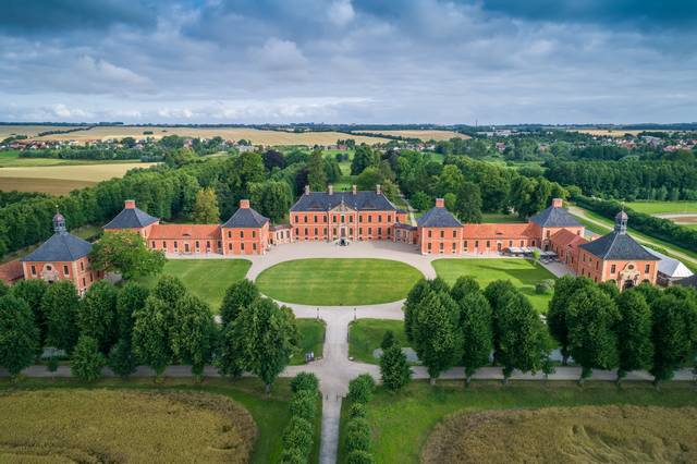 Schloß Bothmer, Luftaufnahme