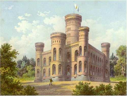Rügen Jagdschloss Granitz 1860