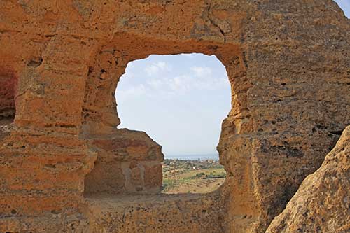 Agrigento, Stadtmauer