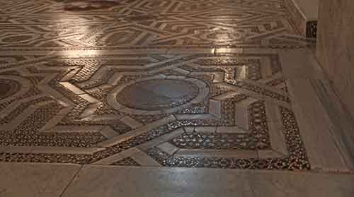 Monreale, Duomo di Monreale, Marmorfußboden