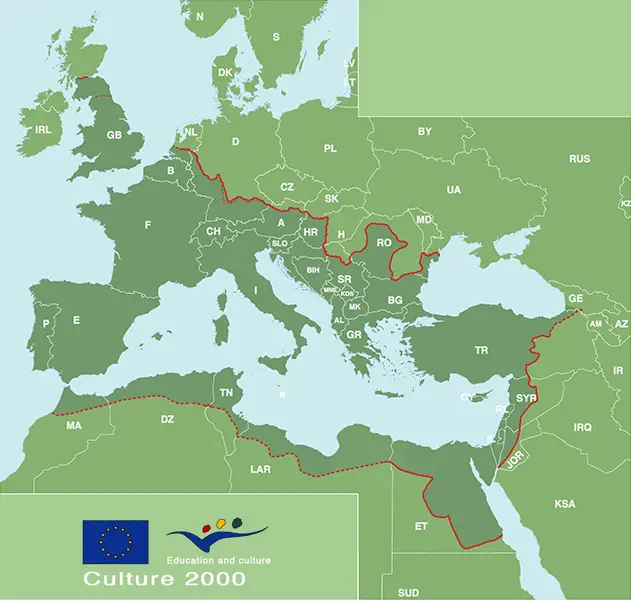 Karte Römisches Imperium im 2. Jahrhundert