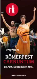 Folder Römerfest Carnuntum 2022