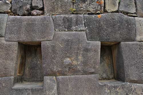 Peru, Ollantaytambo, Nischen