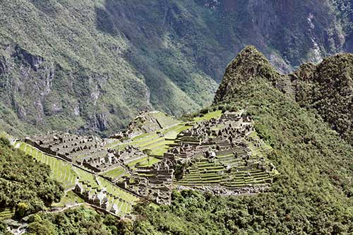 Peru, Machu Picchu, Tor Intipunku