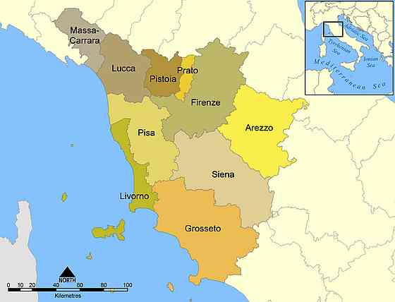 Toskana Provinzen