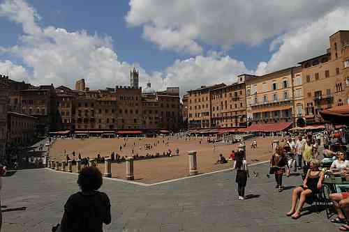 Toskana, Siena, Piazza del Campo