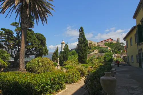 Elba, Villa dei Mulini, Garten