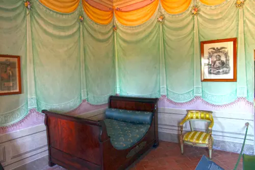Elba, Villa San Martino, Napoleons Schlafzimmer