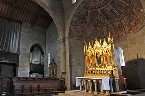 Toskana: Fiesole, Piazza  Mino da Fiesole, Duomo San Romolo