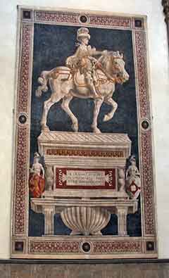 Toskana: Florenz, Duomo Santa Maria del Fiore, Fresko von Andrea del Castagno