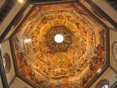 Toskana: Florenz, Duomo Santa Maria del Fiore, Kuppel Fresko