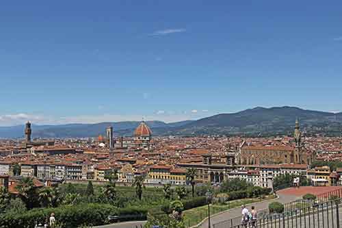 Toskana: Florenz, Piazzale Michelangelo