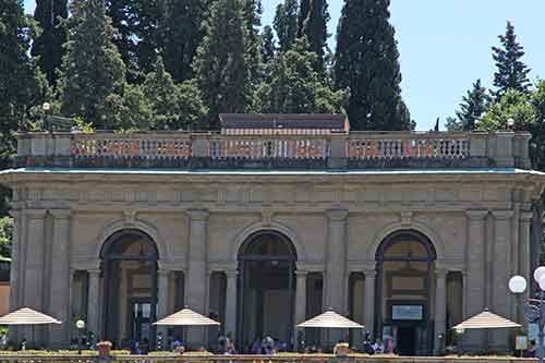 Toskana: Florenz, Piazzale Michelangelo, Loggia