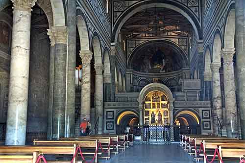 Toskana: Florenz - San Miniato al Monte, Marmorziborium