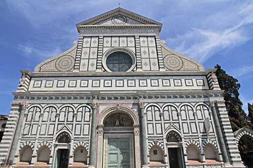 Toskana: Florenz - Santa Maria Novella, Fassade