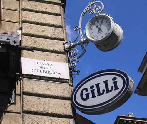 Toskana: Florenz, Piazza della Repùbblica, Café Gilli