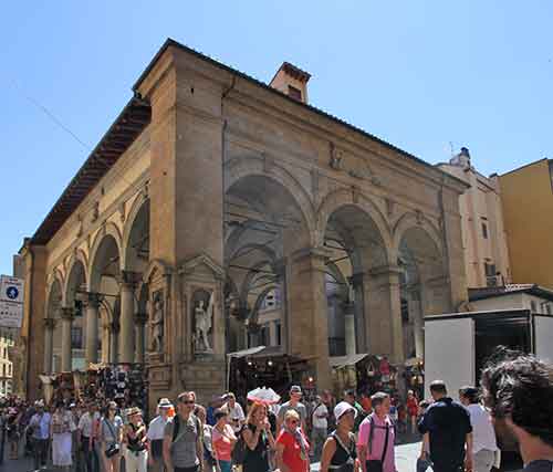 Toskana: Florenz, Loggia di Mercato Nuovo