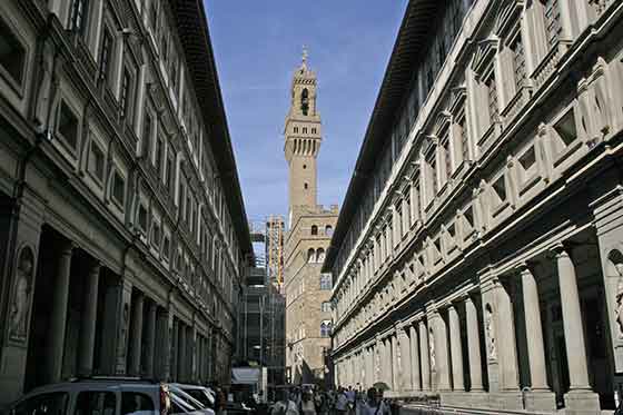 Toskana: Florenz - Galleria degli Uffizi