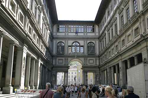 Toskana: Florenz - Galleria degli Uffizi