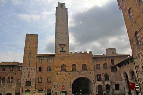 Toskana: San Gimignano, Palazzo Vecchio del Podestà, Torre Rognosa
