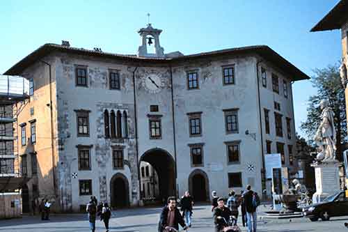 Toskana: Pisa, Palazzo dell'Orologio