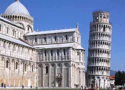 Toskana: Pisa, Schiefer Turm