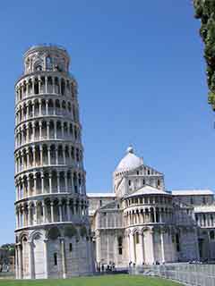 Toskana: Pisa, Schiefer Turm