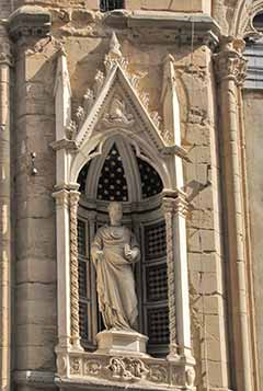 Florenz, Orsanmichele, Skulptur Johannes