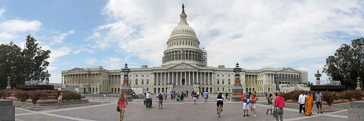 Washington, DC, Capitol, Ostfassade