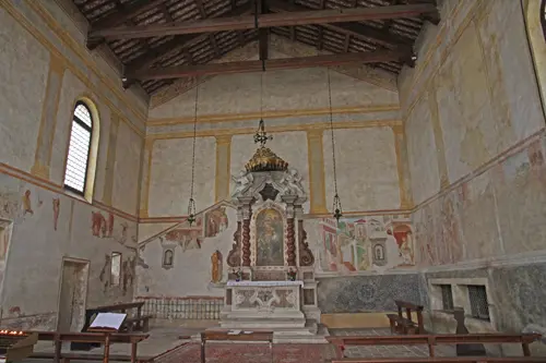 Asolo, Chiesa di Santa Caterina, Fresken