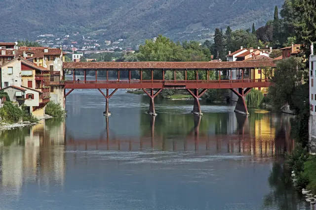 Venetien, Bassano del Grappa, Ponte degli Alpini