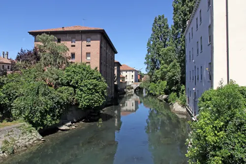 Portogruaro, am Fluß Lemene